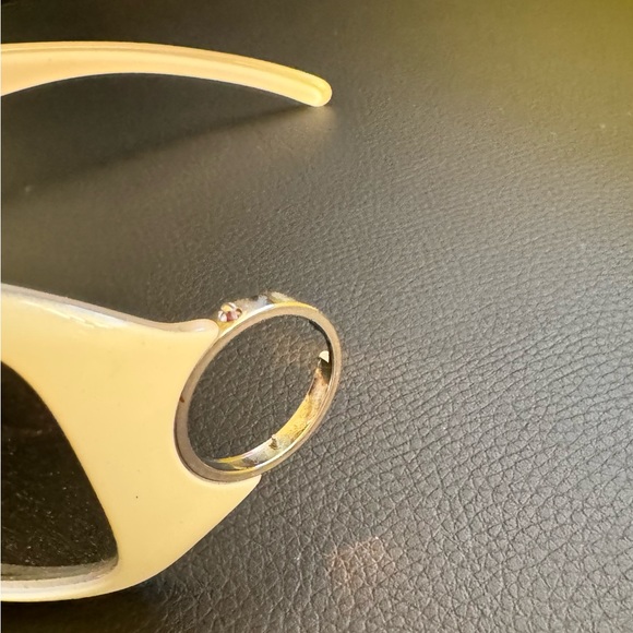 White Vintage Chanel Sunglasses - Picture 7 of 11